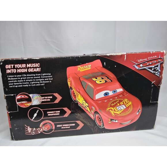 Lightning McQueen CD VROOMBOX CARS 3 Disney Pixar NEW/OPEN BOX ITEM Rare - Picture 11 of 13